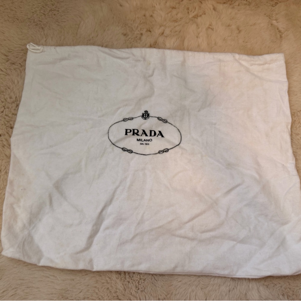 Prada White Dust Bag